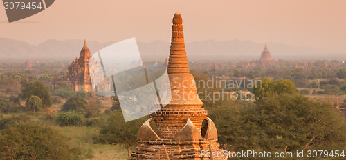 Image of Tamples of Bagan, Burma, Myanmar, Asia.