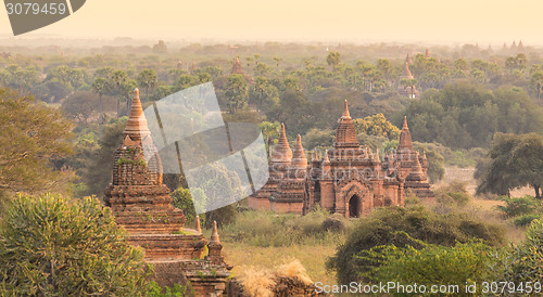 Image of Tamples of Bagan, Burma, Myanmar, Asia.