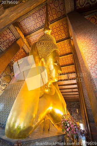 Image of Temple of Reclining Buddha, Bangkok, Thailand.