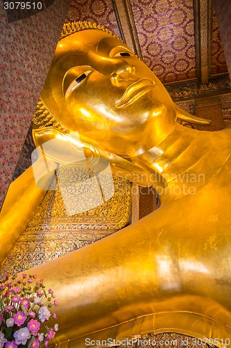 Image of Temple of Reclining Buddha, Bangkok, Thailand.