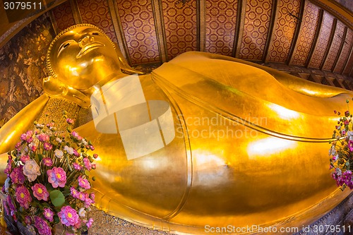 Image of Temple of Reclining Buddha, Bangkok, Thailand.