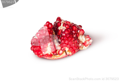 Image of On Top Single Of Ripe Juicy Pomegranate