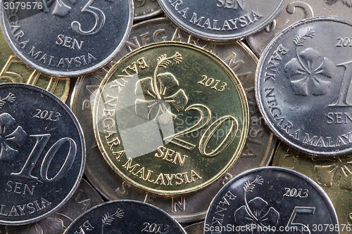 Image of Different money from Malaysia in Asia