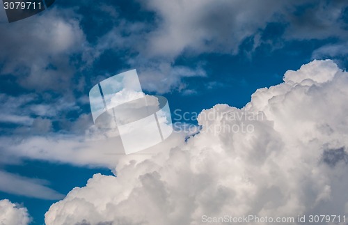 Image of Cumulus clouds