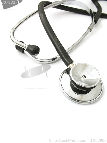 Image of Stethoscope on white - 1