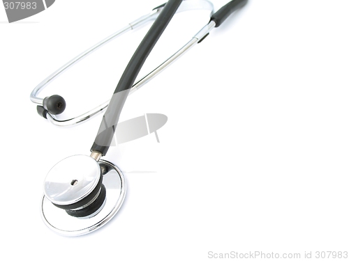 Image of Stethoscope on white - 2