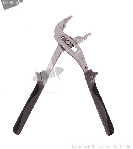 Image of Groove pliers isolated 