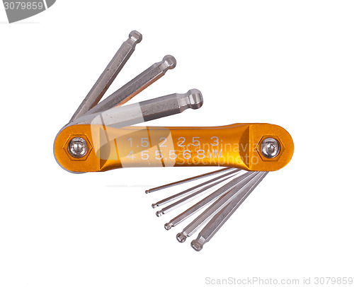 Image of Hex key wrench set 