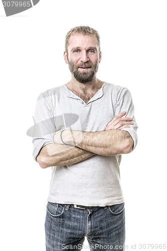 Image of bearded man casual