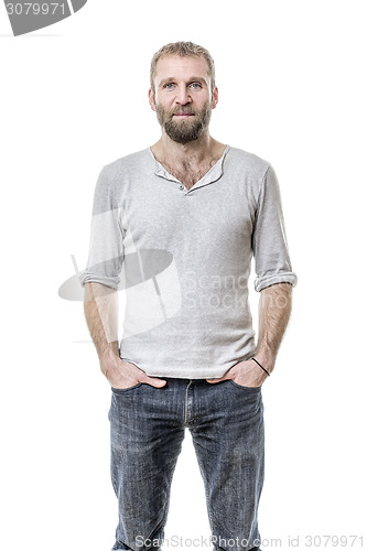 Image of bearded man casual