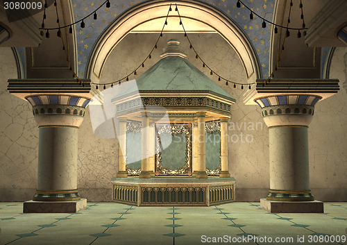 Image of 3d Illustration Oriental Palace