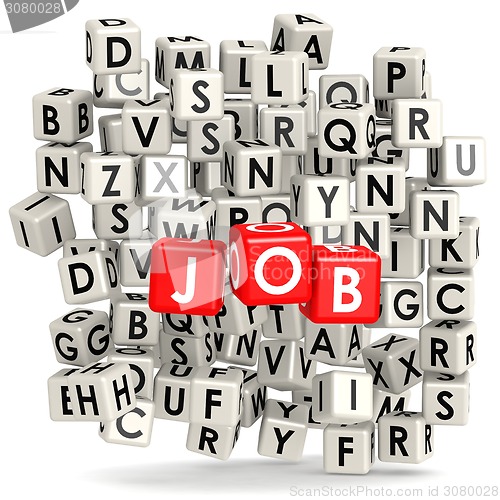 Image of Job with puzzle background