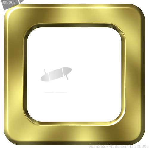 Image of 3D Golden Frame