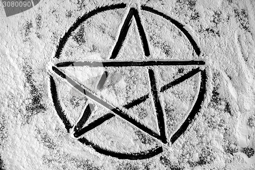 Image of Pentagram closeup photo