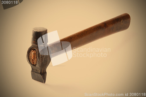 Image of old metal hammer
