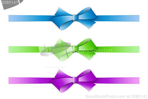 Image of collection of the three ribbons