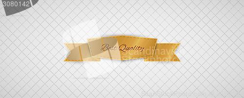 Image of gold quality label