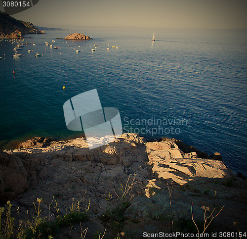 Image of Mediterranean sea coast