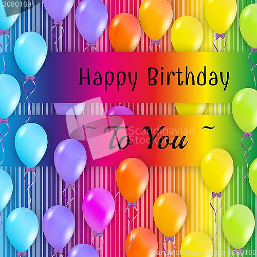 Image of happy birthday background