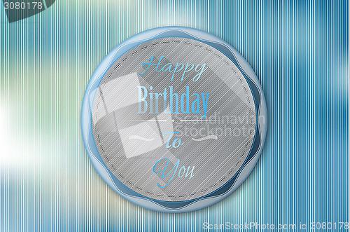 Image of happy birthday badge