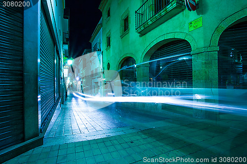 Image of Tossa de Mar, Catalonia, Spain, 06.18.2013, Carrer Nou street