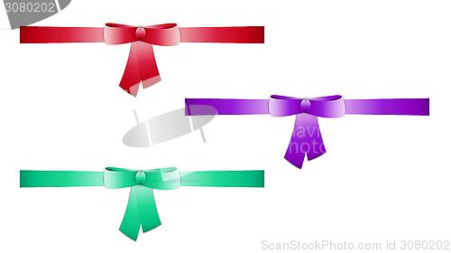 Image of collection of the three ribbons