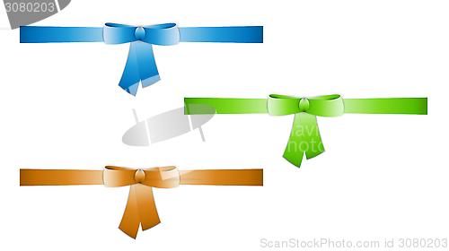 Image of collection of the three ribbons