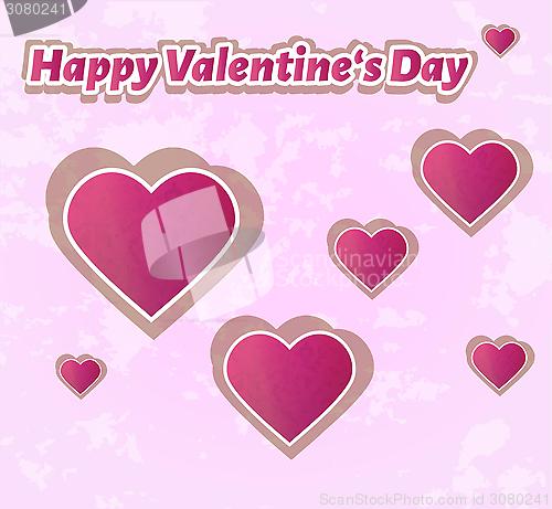 Image of happy valentine`s day