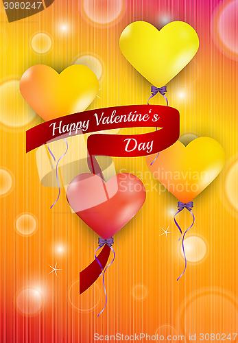 Image of happy valentine`s day