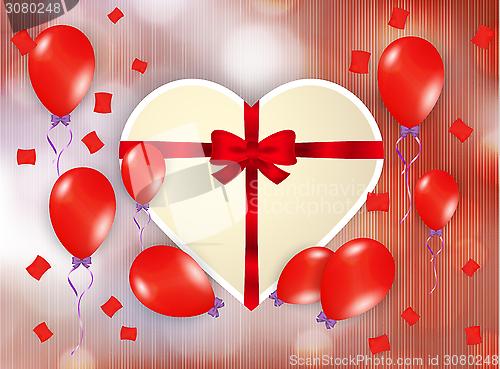 Image of happy valentine`s day