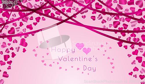 Image of happy valentine`s day