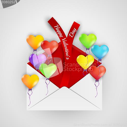 Image of happy valentine`s day
