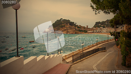 Image of Spain, Catalonia, Tossa de Mar, 18-06-2013 Carrer Sant Ramon de 