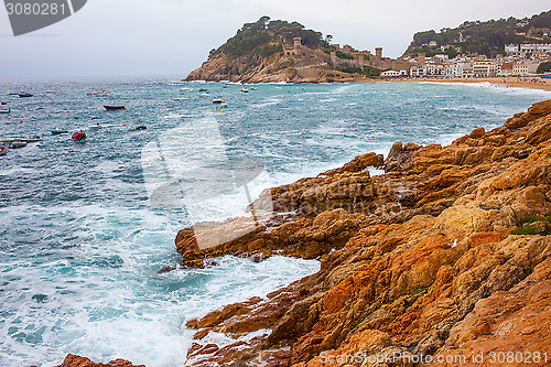 Image of Tossa de Mar, Spain, Bay Badia de Tossa, 18-06-2013