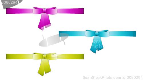 Image of collection of the three ribbons