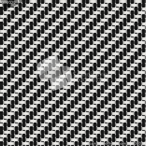 Image of Black and White Weave