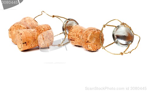 Image of Champagne wine corks and muselets