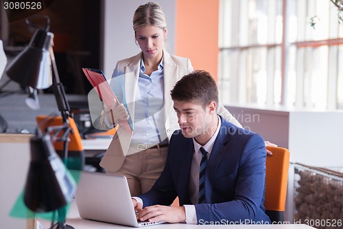 Image of business people group at office