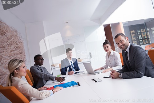 Image of business people group at office