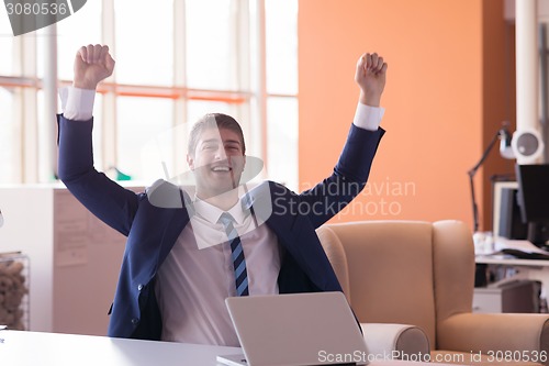 Image of business man at the office