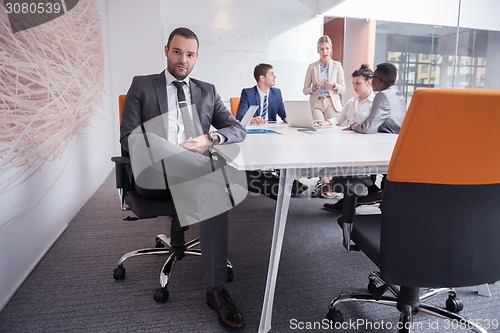 Image of business people group at office