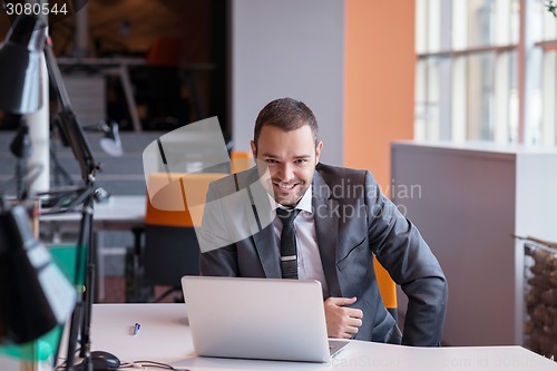 Image of business man at the office