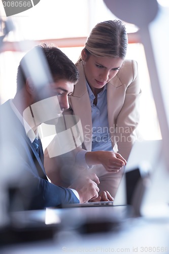 Image of business man at the office