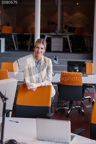 Image of business woman at office