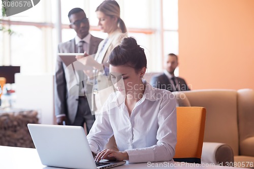 Image of business people group at office