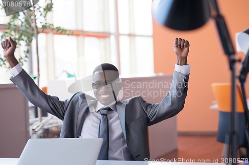 Image of African American businessman