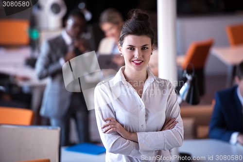 Image of business woman at office