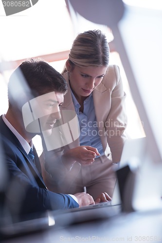 Image of business man at the office