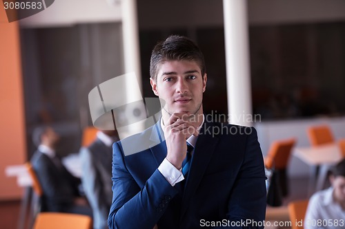 Image of business man at the office