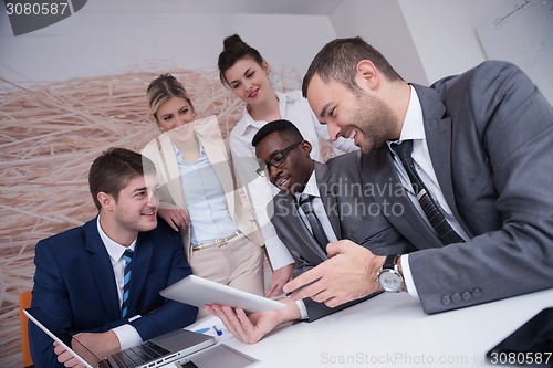 Image of business people group at office